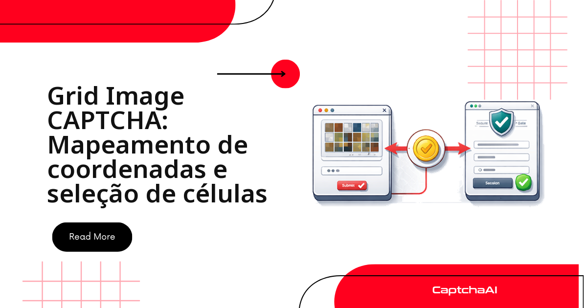 Grid Image CAPTCHA: Mapeamento de coordenadas e seleção de células