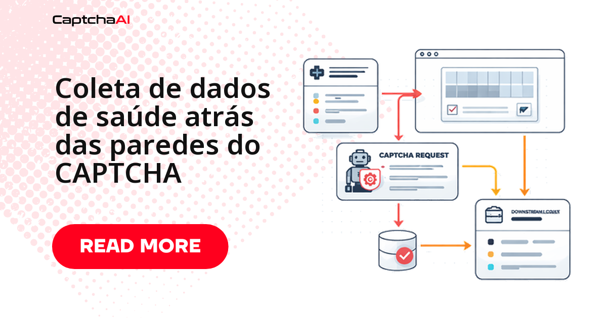 Coleta de dados de saúde atrás das paredes do CAPTCHA
