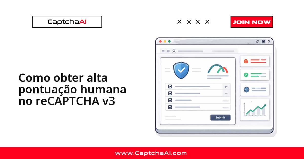Como medir pontuações reCAPTCHA v3 em aplicações próprias