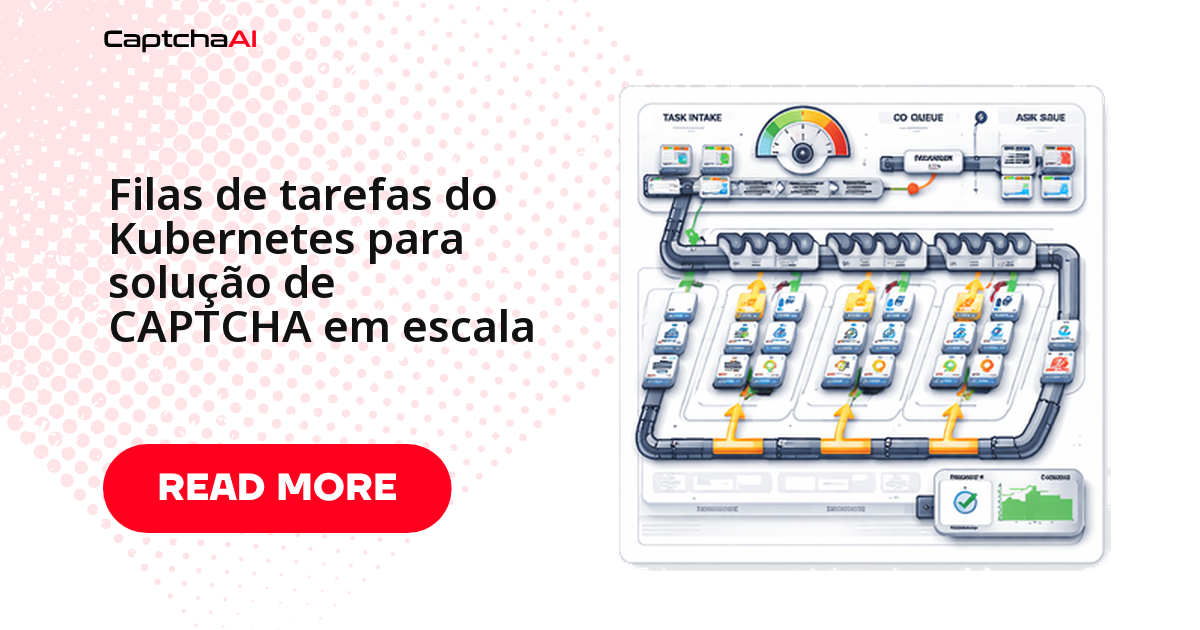 Filas de tarefas do Kubernetes para solução de CAPTCHA em escala