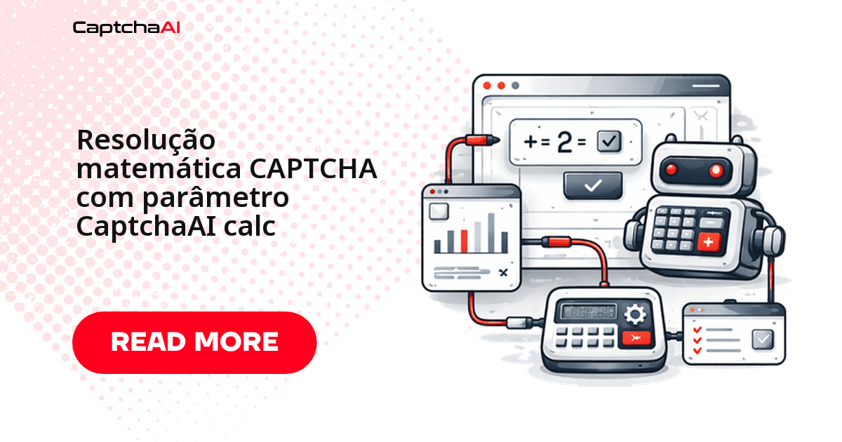 Resolução matemática CAPTCHA com parâmetro CaptchaAI calc