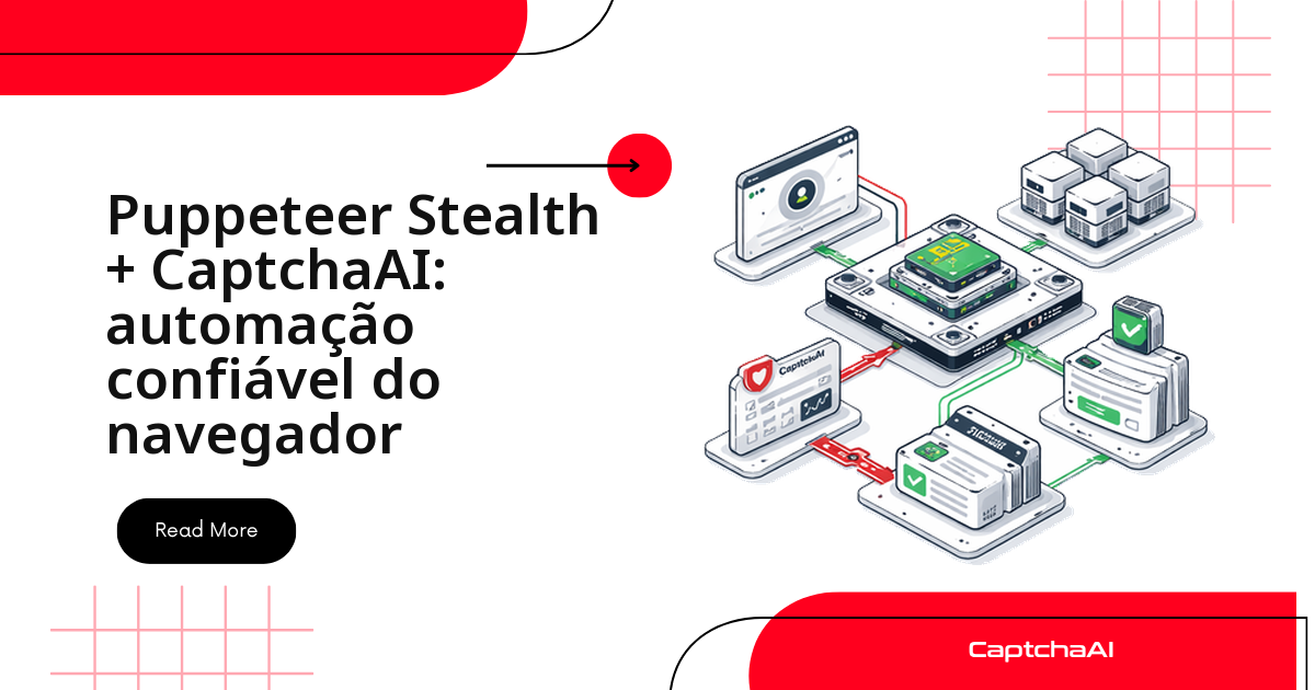 Puppeteer + CaptchaAI para testes QA em navegadores próprios