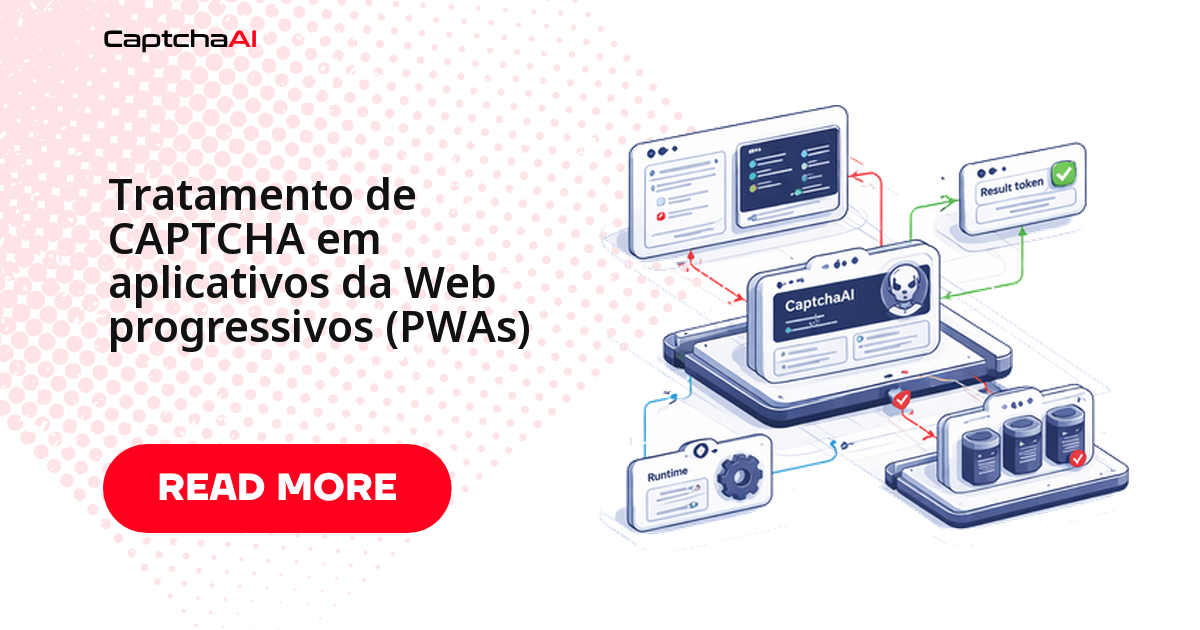 Tratamento de CAPTCHA em aplicativos da Web progressivos (PWAs)