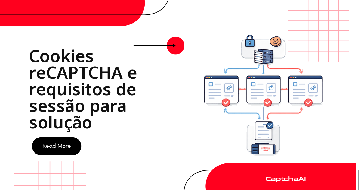 Cookies reCAPTCHA e requisitos de sessão para solução