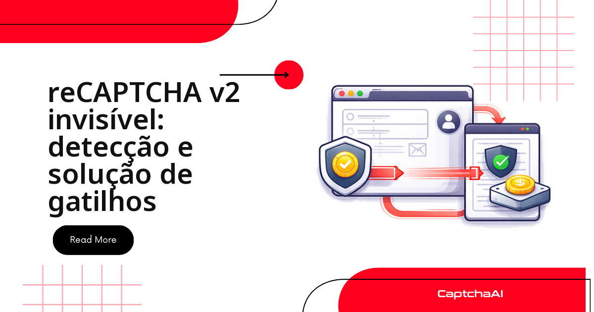 reCAPTCHA v2 invisível: detecção e solução de gatilhos
