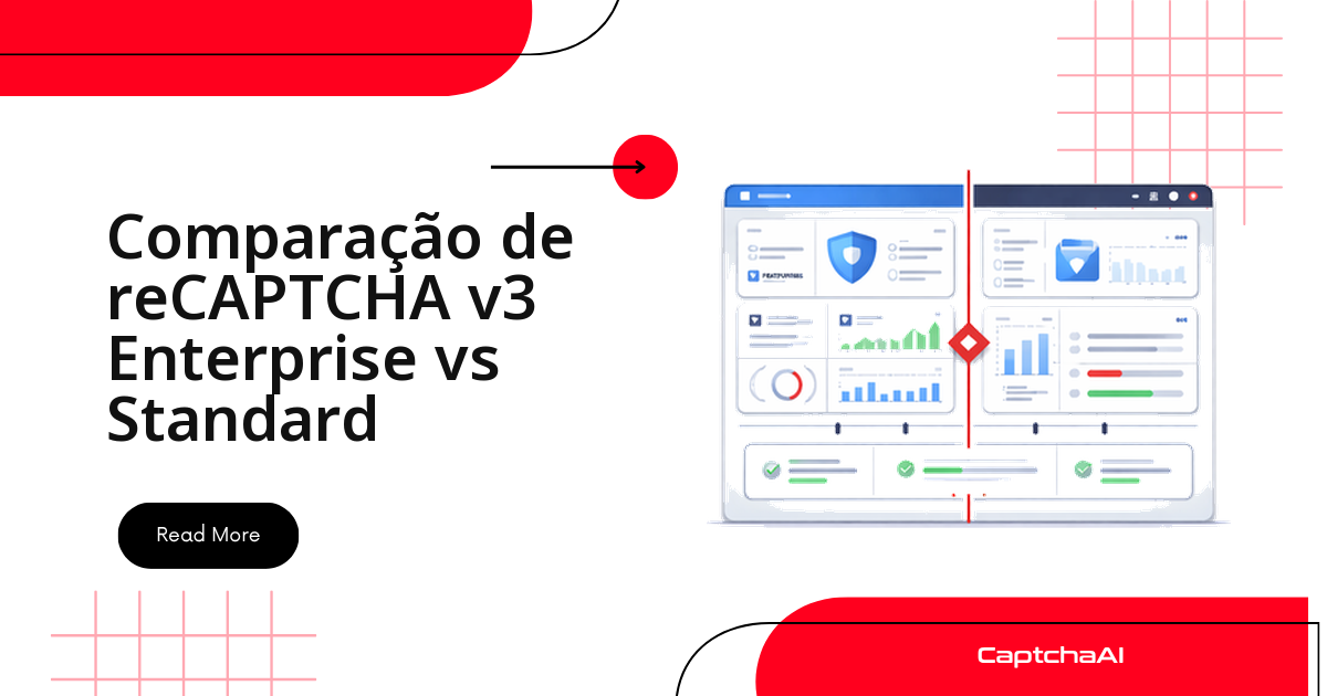 Comparação de reCAPTCHA v3 Enterprise vs Standard