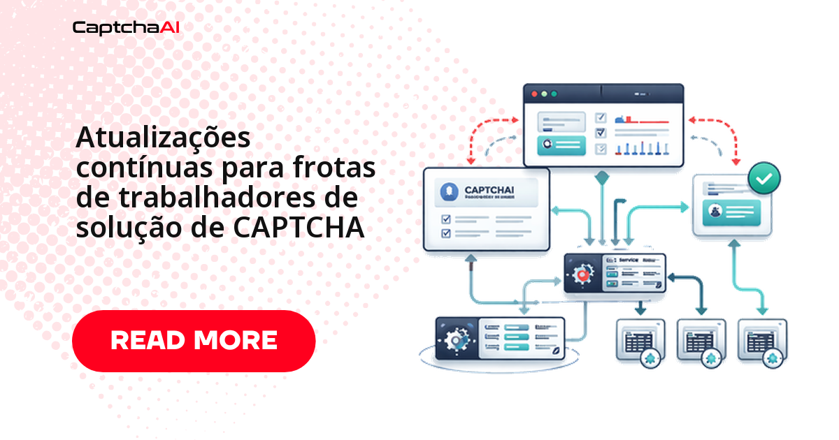 Atualizações contínuas para frotas de trabalhadores de solução de CAPTCHA
