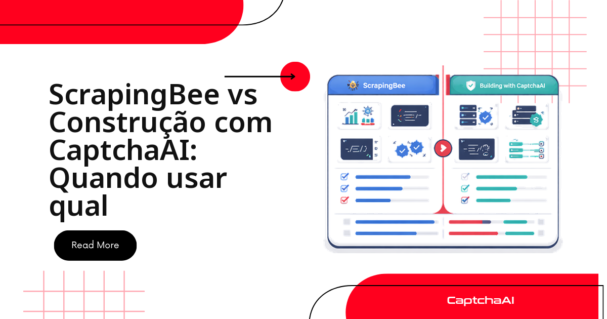 ScrapingBee vs Construção com CaptchaAI: Quando usar qual