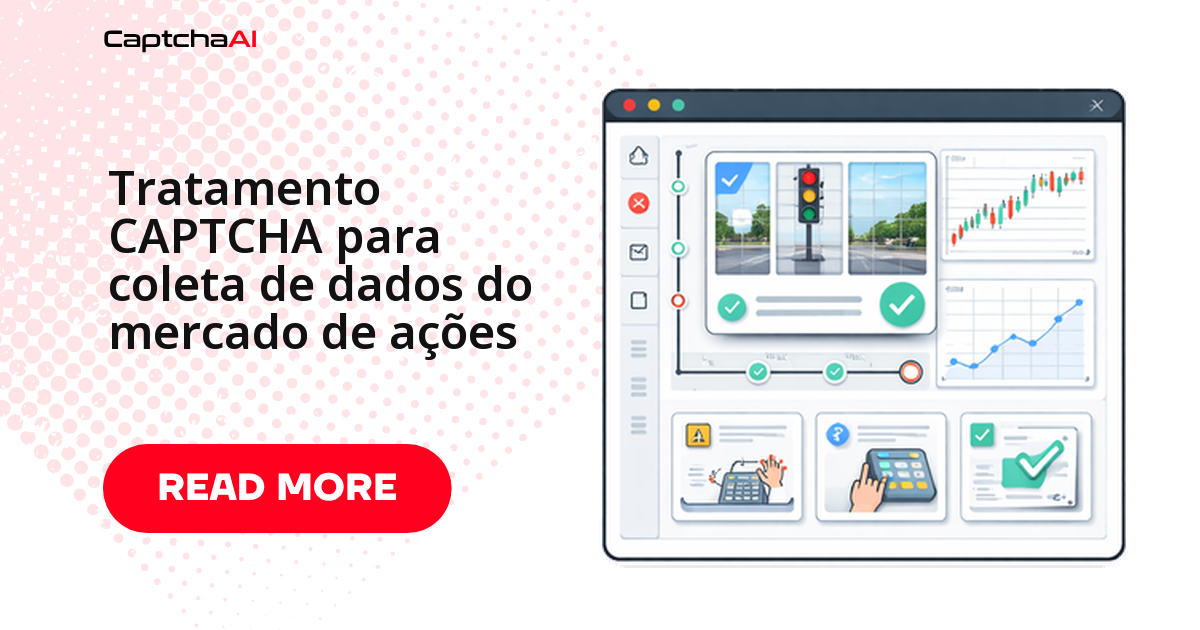 Tratamento CAPTCHA para coleta de dados do mercado de ações