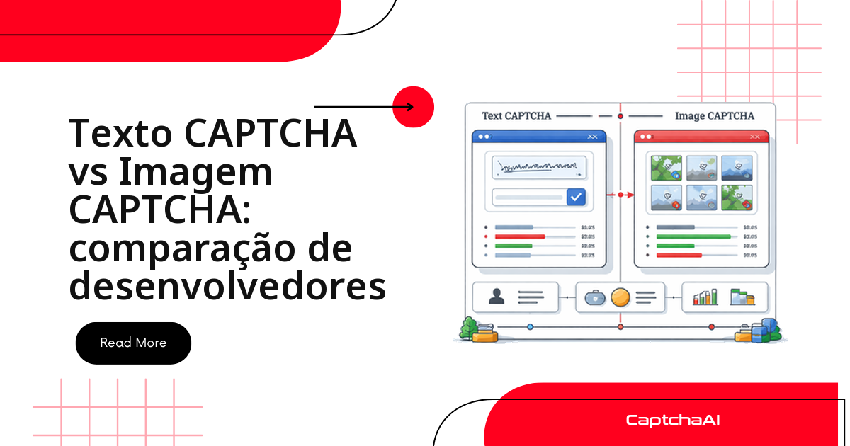 Texto CAPTCHA vs Imagem CAPTCHA: comparação de desenvolvedores