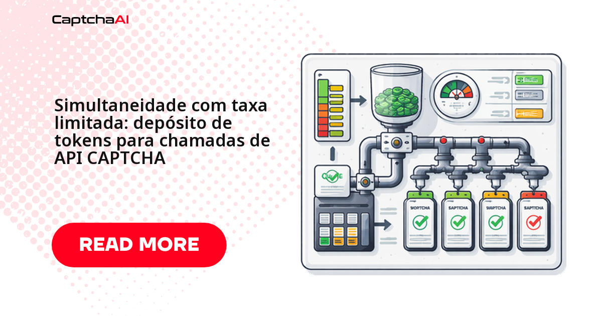 Simultaneidade com taxa limitada: depósito de tokens para chamadas de API CAPTCHA