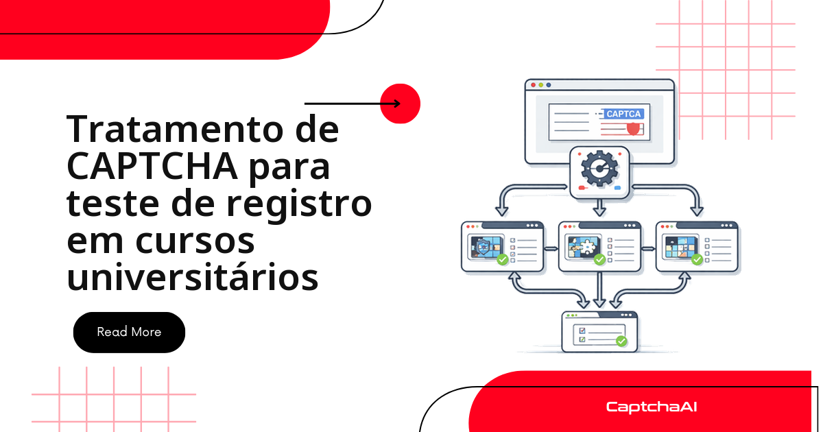 Tratamento de CAPTCHA para teste de registro em cursos universitários
