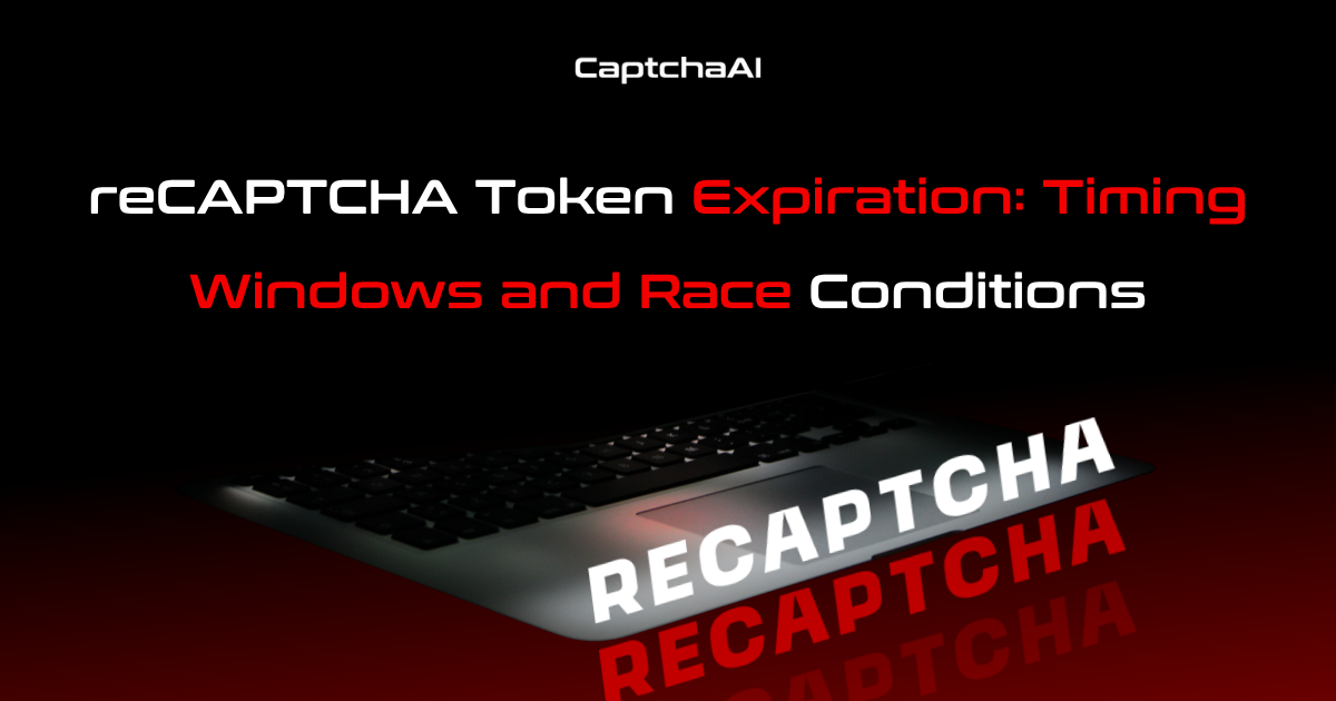 reCAPTCHA Token Expiration: Timing Windows and Race Conditions