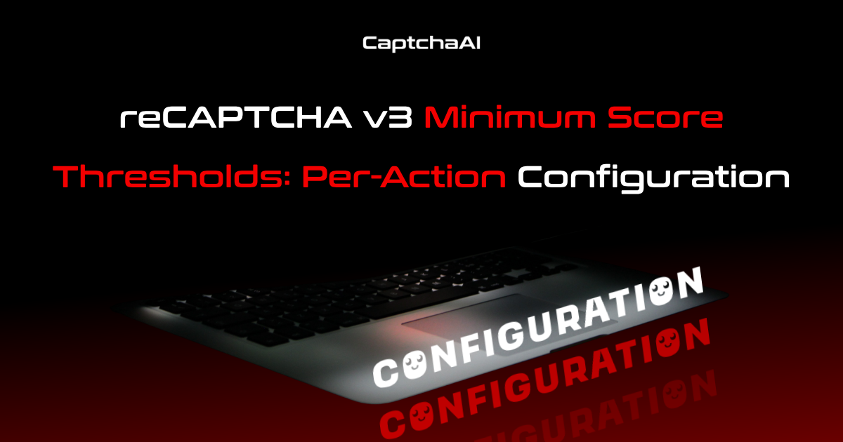 reCAPTCHA v3 Minimum Score Thresholds: Per-Action Configuration