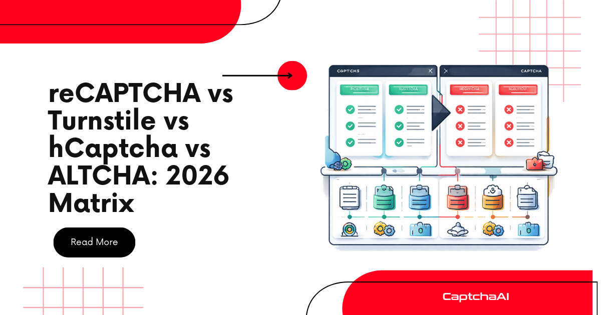 reCAPTCHA vs Turnstile vs hCaptcha vs ALTCHA: 2026 Matrix