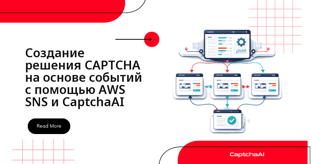 Создание решения CAPTCHA на основе событий с помощью AWS SNS и CaptchaAI