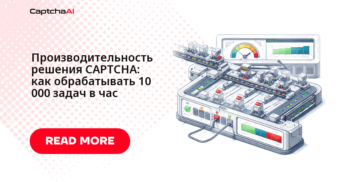 Производительность решения CAPTCHA: как обрабатывать 10 000 задач в час