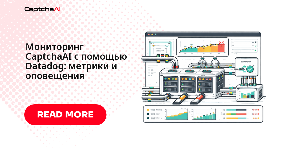 Мониторинг CaptchaAI с помощью Datadog: метрики и оповещения