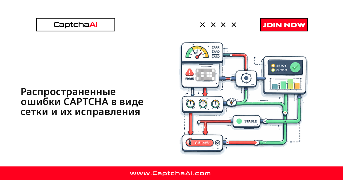 Распространенные ошибки CAPTCHA в виде сетки и их исправления