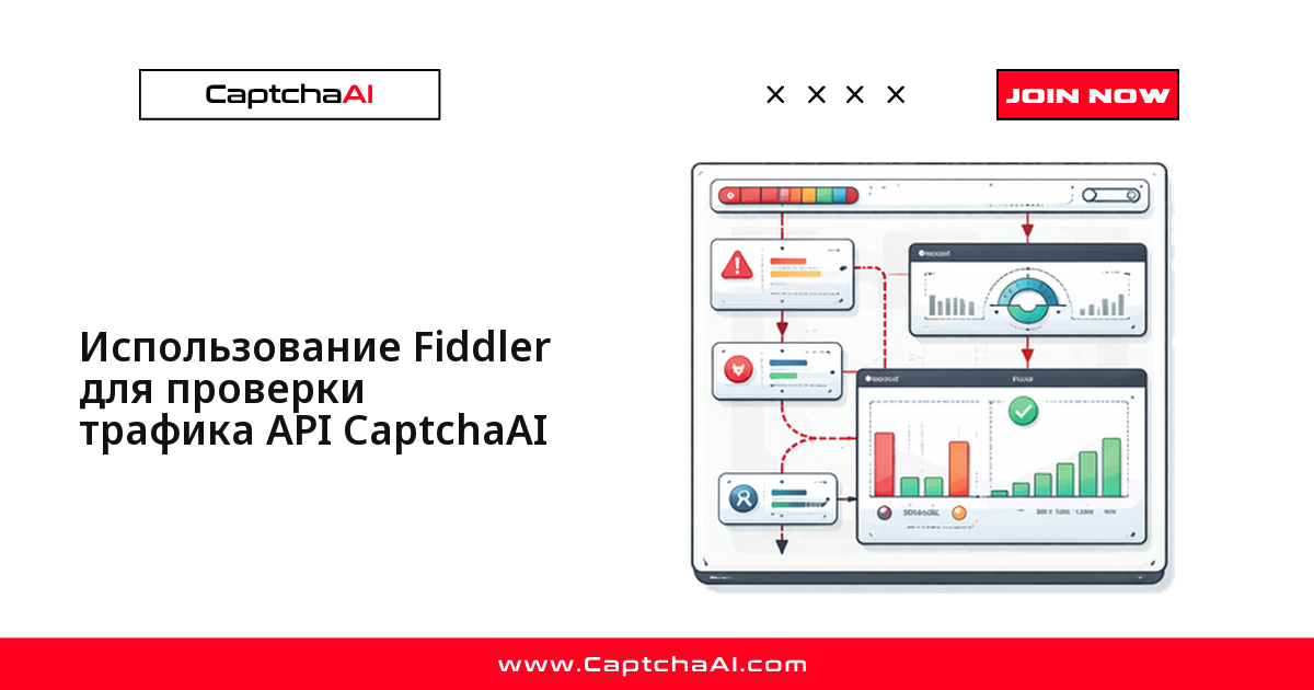 Использование Fiddler для проверки трафика API CaptchaAI
