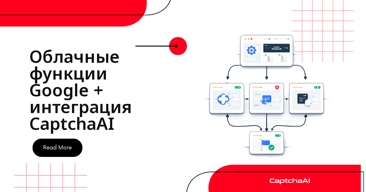 Облачные функции Google + интеграция CaptchaAI