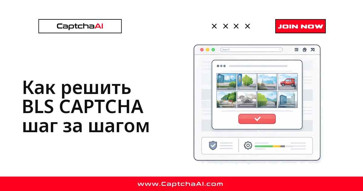 Как решить BLS CAPTCHA шаг за шагом