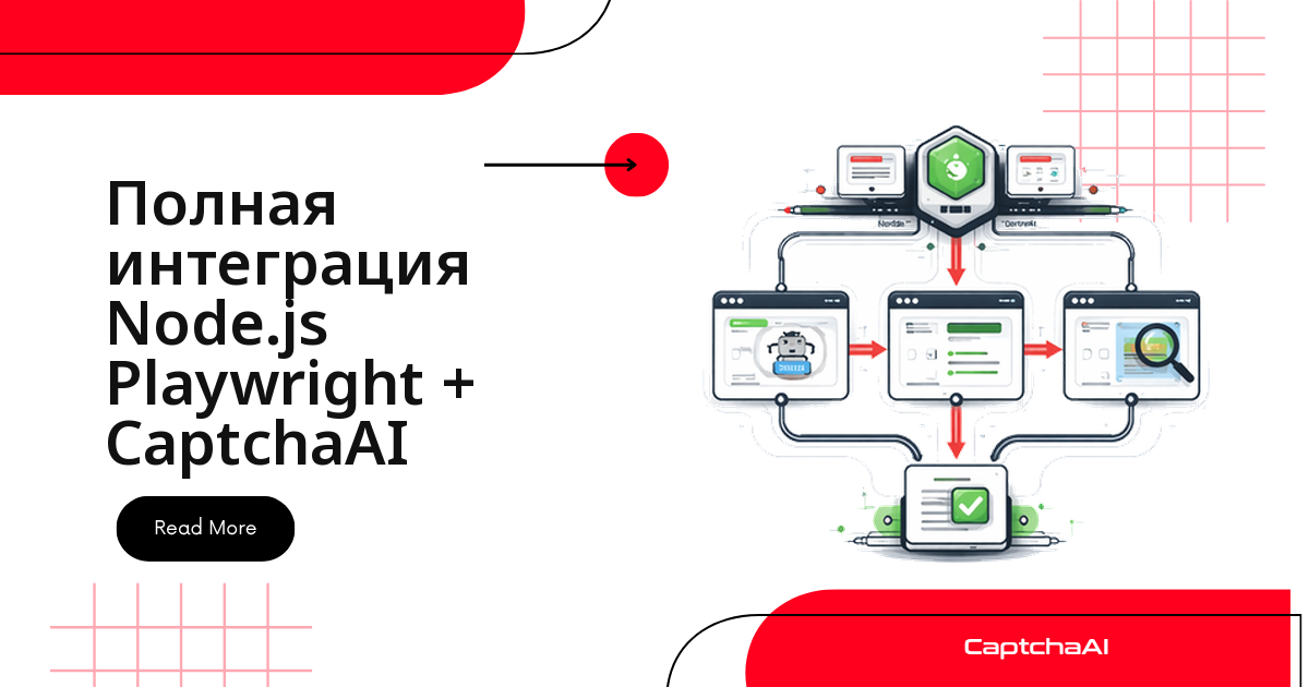 Полная интеграция Node.js Playwright + CaptchaAI