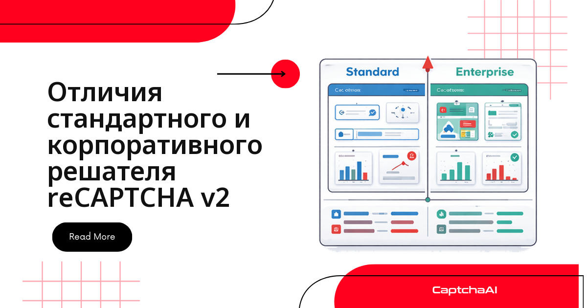 Отличия стандартного и корпоративного решателя reCAPTCHA v2