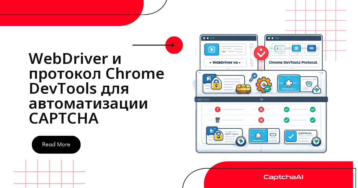 WebDriver и CDP в QA CAPTCHA: когда что использовать в собственных средах
