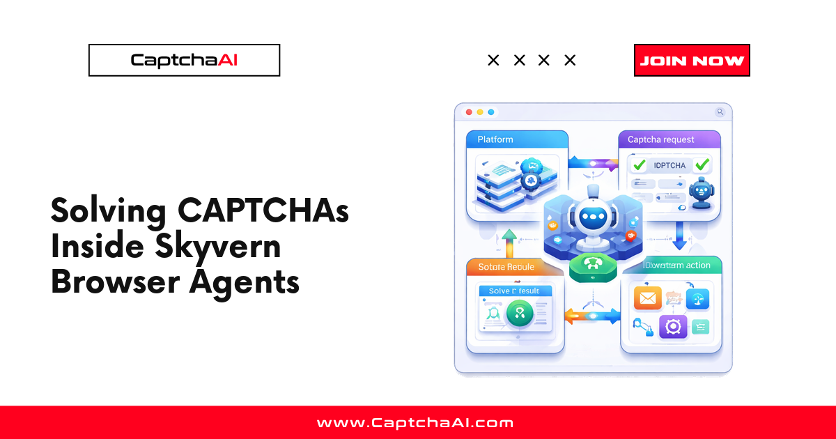 Solving CAPTCHAs Inside Skyvern Browser Agents