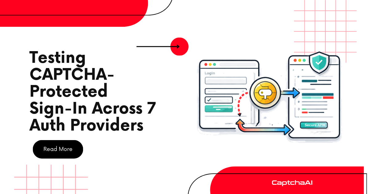 Testing CAPTCHA-Protected Sign-In Across 7 Auth Providers