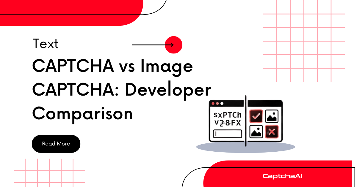 Text CAPTCHA vs Image CAPTCHA: Developer Comparison