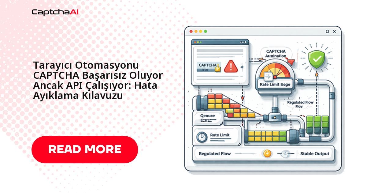 Tarayıcı Otomasyonu CAPTCHA Başarısız Oluyor Ancak API Çalışıyor: Hata Ayıklama Kılavuzu