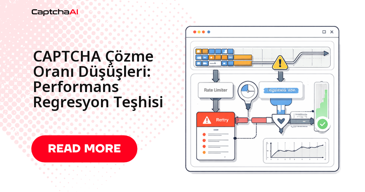 CAPTCHA Çözme Oranı Düşüşleri: Performans Regresyon Teşhisi