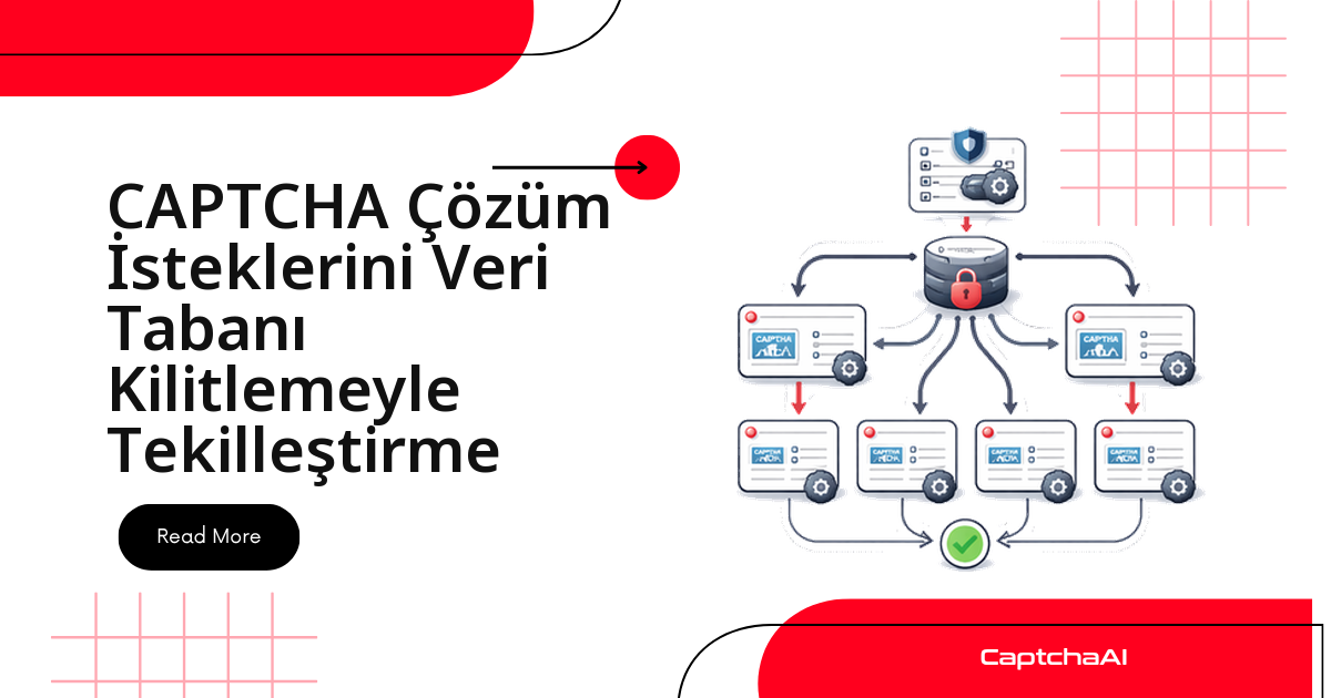 CAPTCHA Çözüm İsteklerini Veri Tabanı Kilitlemeyle Tekilleştirme