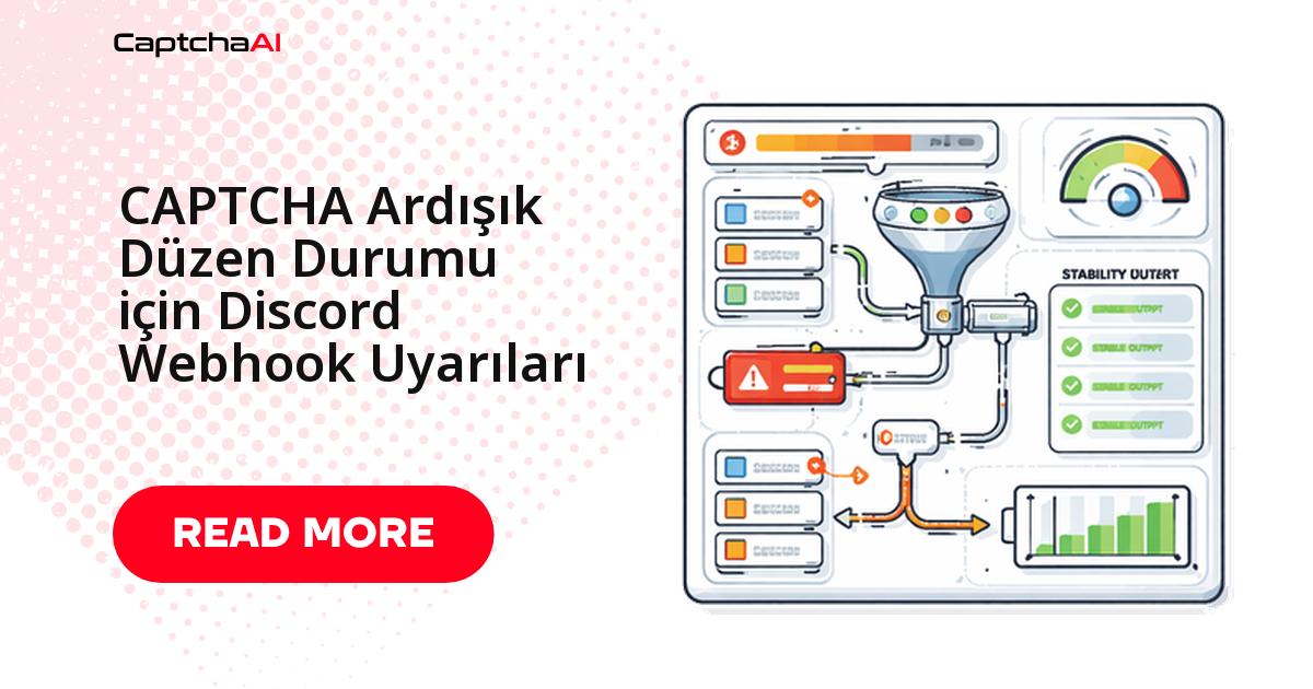 CAPTCHA Ardışık Düzen Durumu için Discord Webhook Uyarıları