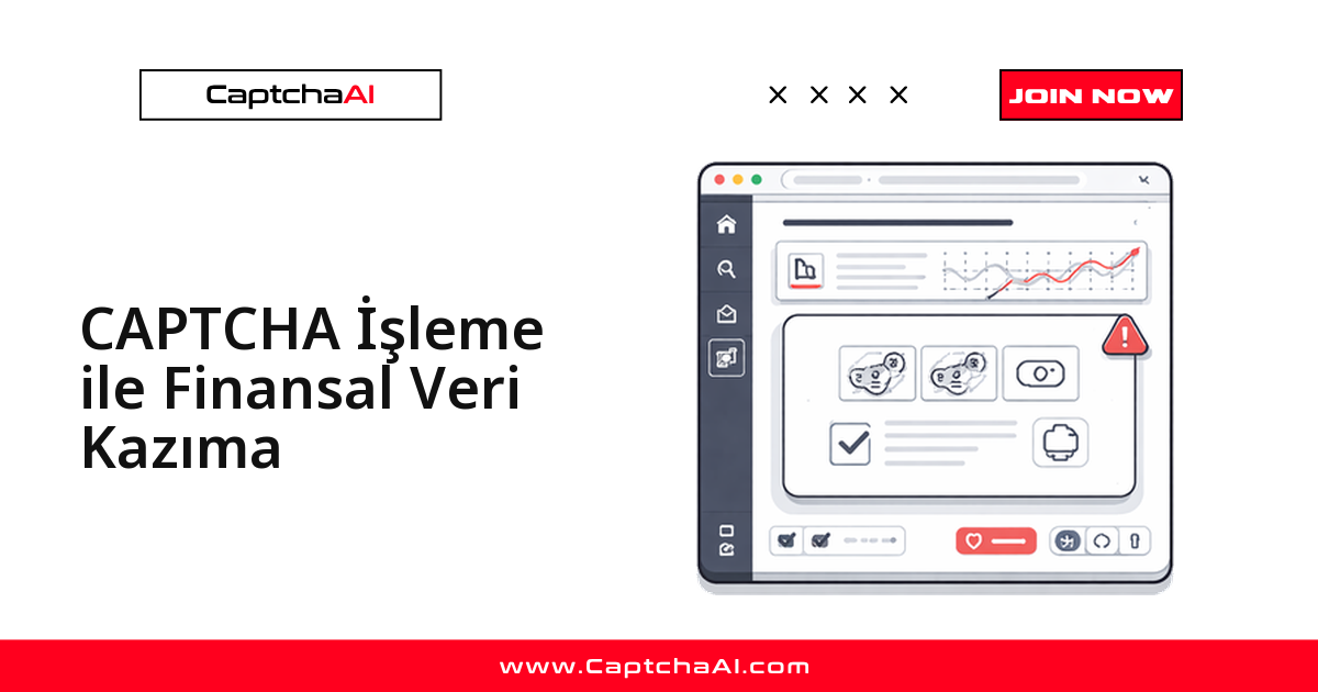 CAPTCHA İşleme ile Finansal Veri Kazıma