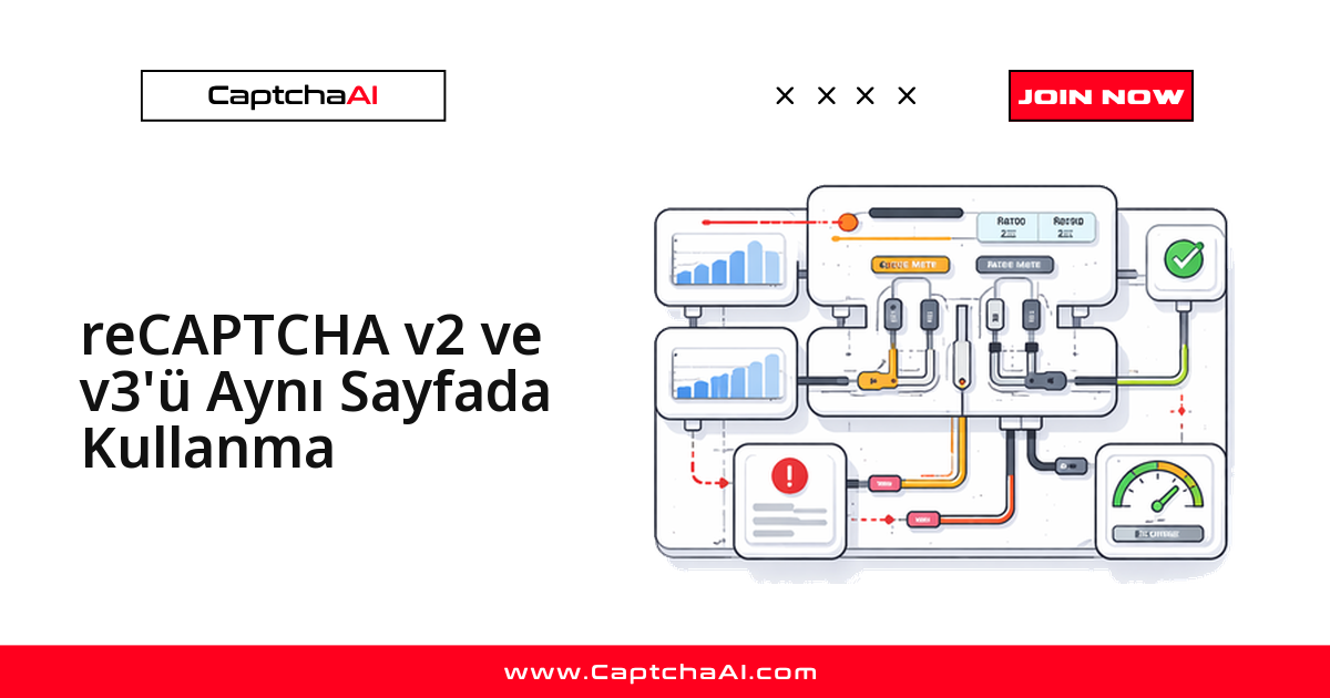 reCAPTCHA v2 ve v3'ü Aynı Sayfada Kullanma