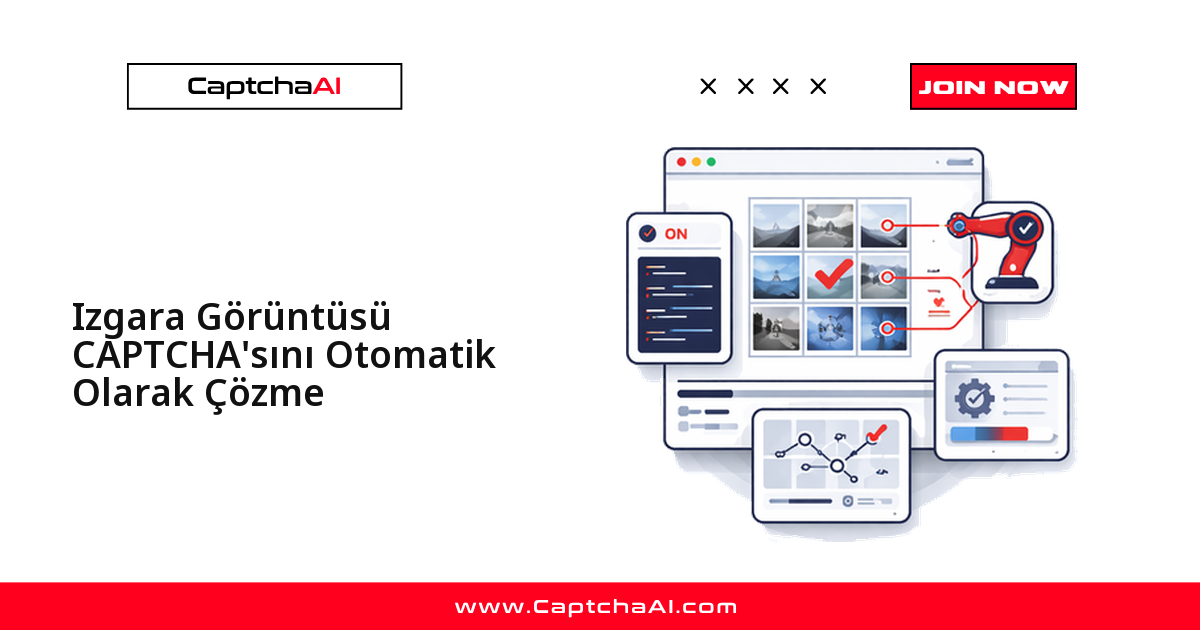 Izgara Görüntüsü CAPTCHA'sını Otomatik Olarak Çözme