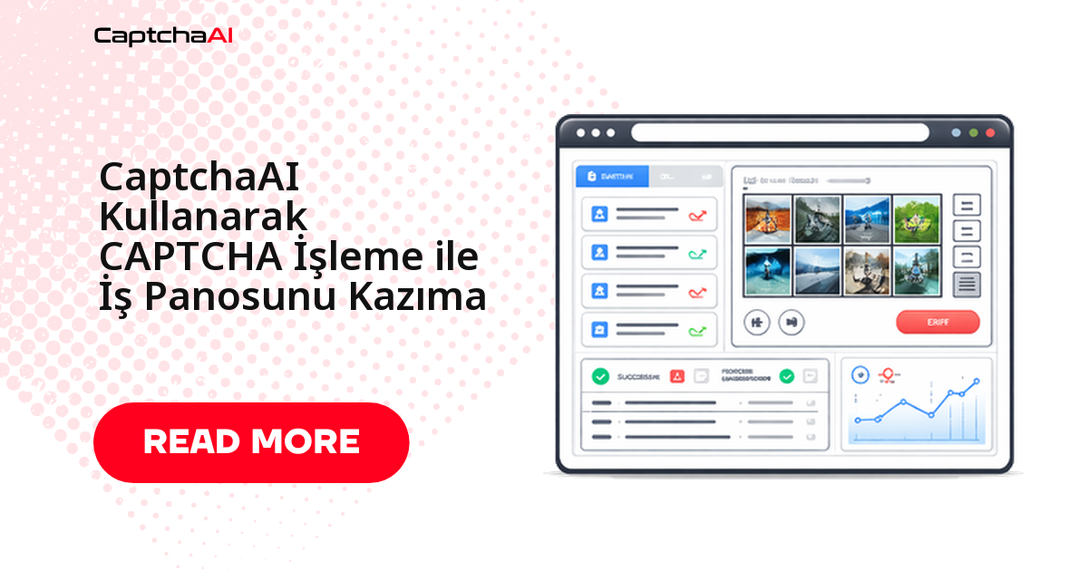 CaptchaAI Kullanarak CAPTCHA İşleme ile İş Panosunu Kazıma