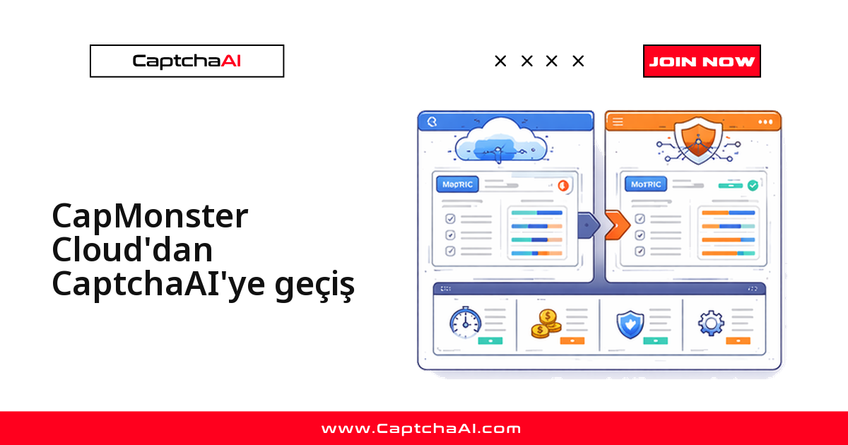 CapMonster Cloud'dan CaptchaAI'ye geçiş