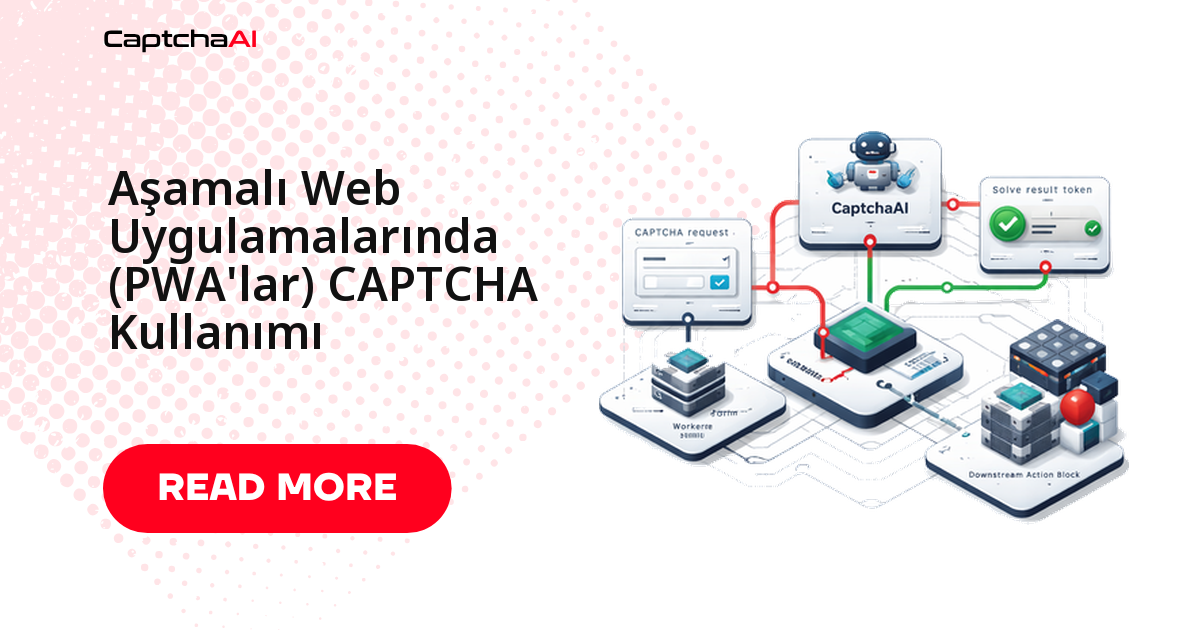Aşamalı Web Uygulamalarında (PWA'lar) CAPTCHA Kullanımı