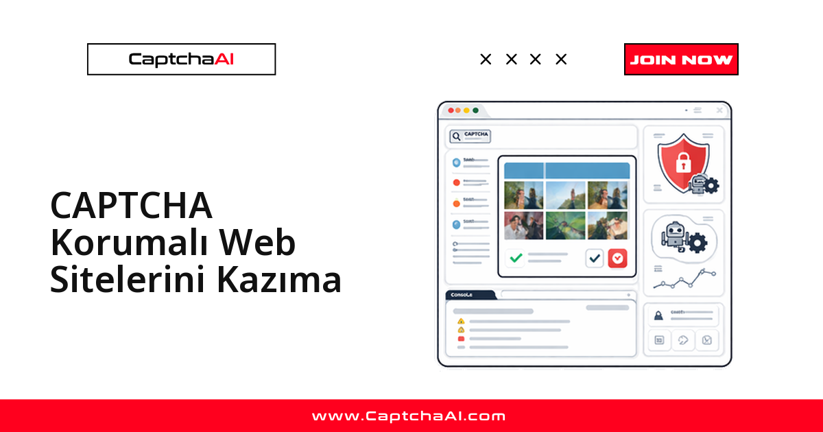 CAPTCHA Korumalı Web Sitelerini Kazıma