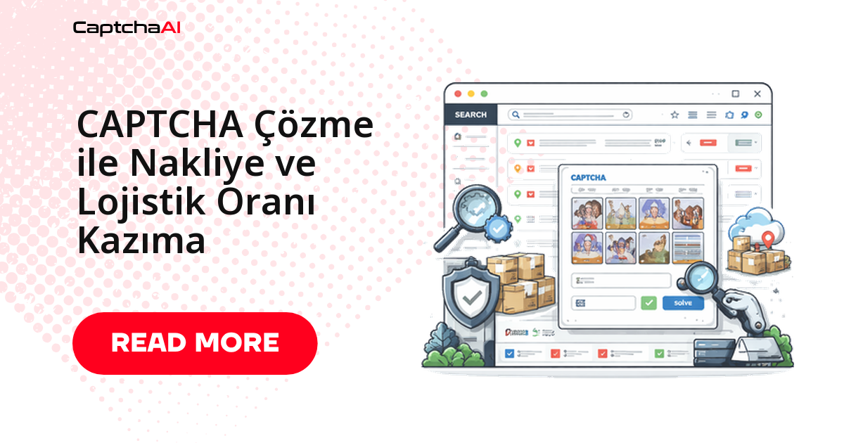 Kendi nakliye tarifesi hesaplayıcınızda CAPTCHA için QA testleri