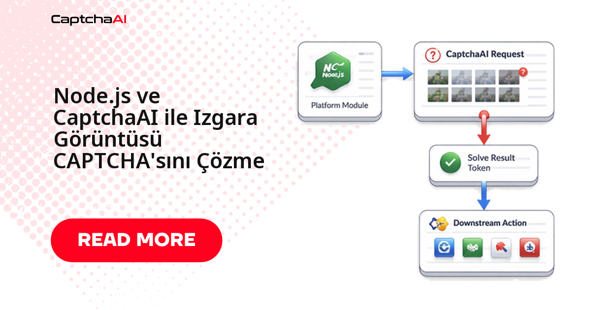 Node.js ve CaptchaAI ile Izgara Görüntüsü CAPTCHA'sını Çözme