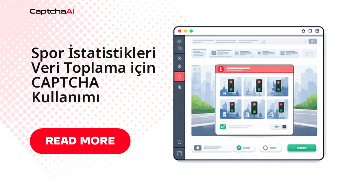 Spor İstatistikleri Veri Toplama için CAPTCHA Kullanımı