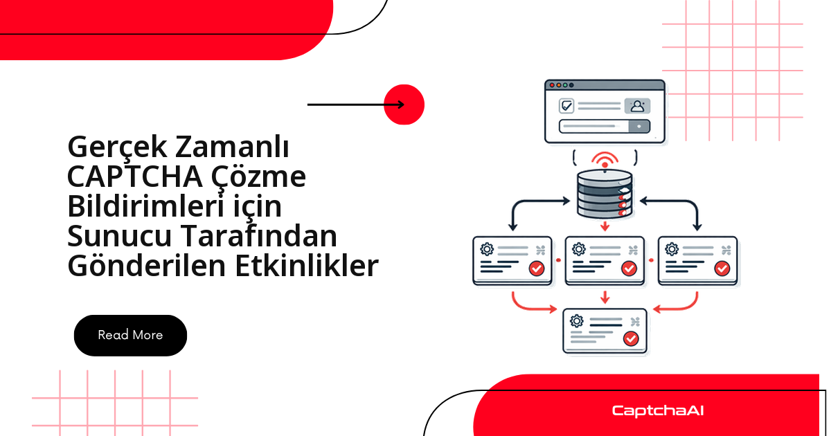 Gerçek Zamanlı CAPTCHA Çözme Bildirimleri için Sunucu Tarafından Gönderilen Etkinlikler