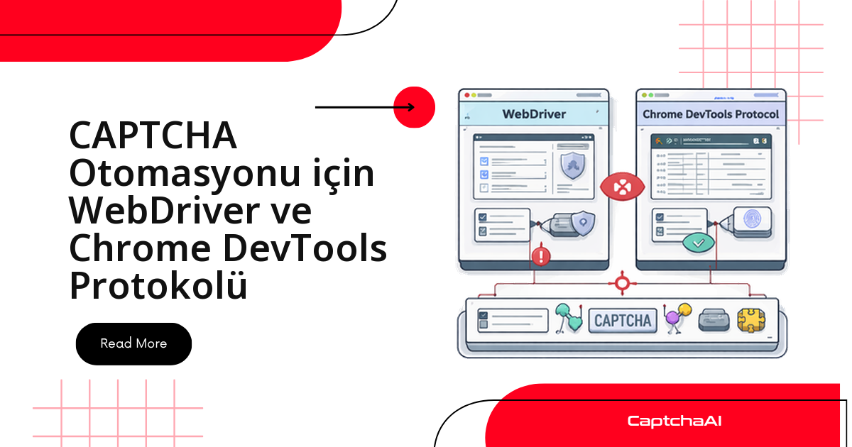 CAPTCHA Otomasyonu için WebDriver ve Chrome DevTools Protokolü