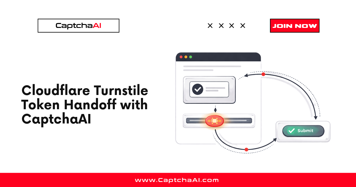 Cloudflare Turnstile Token Handoff with CaptchaAI
