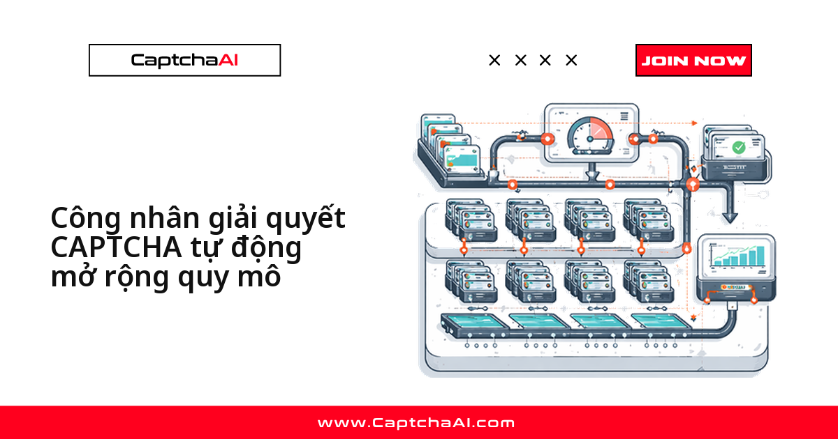 Công nhân giải quyết CAPTCHA tự động mở rộng quy mô